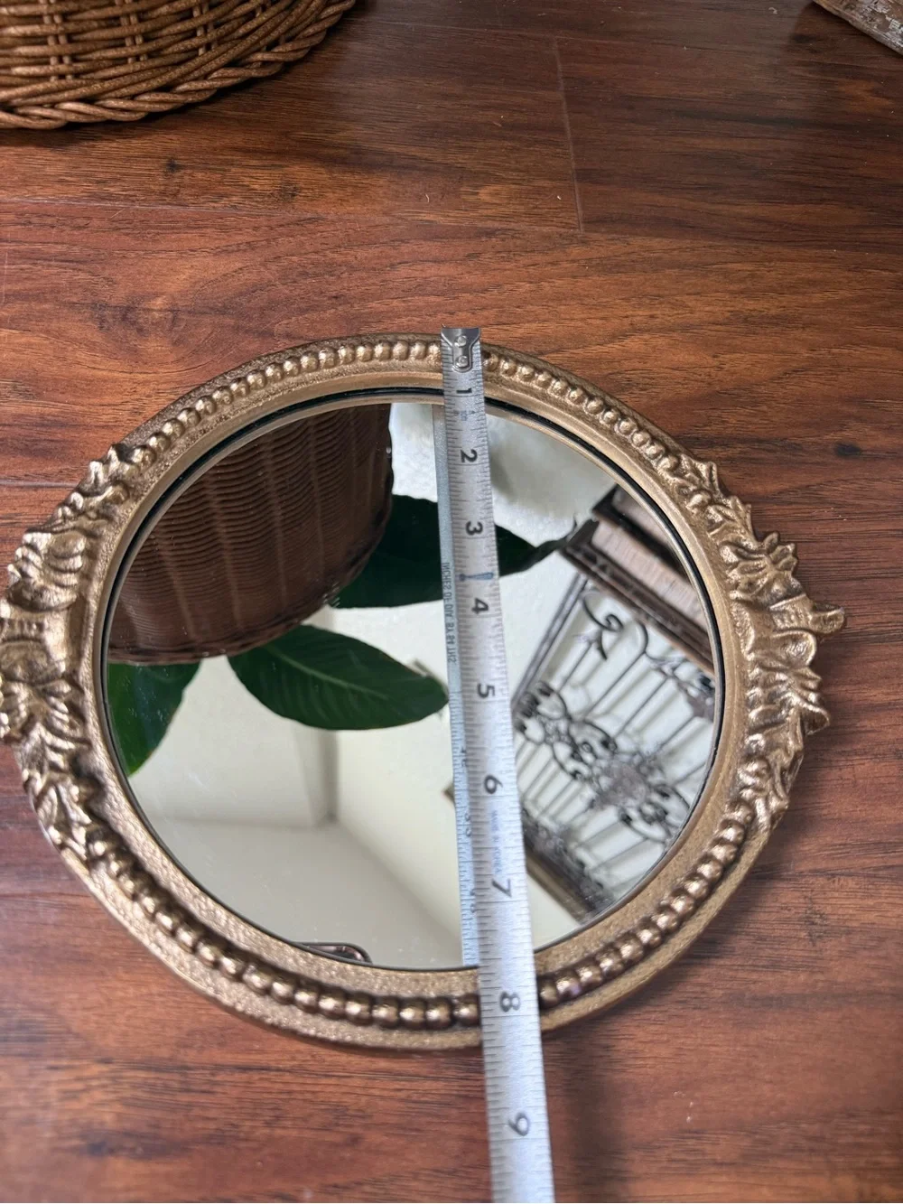 Decorative Gold Mirrored Tray, Hollywood Regency